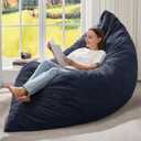 Hobestluk Adult Bean Bag Chair 3 in 1 Convertible Large Bean Bag Sofa