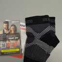 BLITZU Compression Socks for Plantar Fasciitis, Foot, Arch & Ankle Support | Open Toe Ankle Brace, Women & Men, Stabilizing Sleeve Wrap, Achilles Tendonitis, Neuropathy, Arthritis, Swelling & Heel Pain L/XL