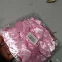 TONIFUL 200Pcs Hotpink & Pink Satin Ribbon Rose Petals