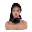 L7 MANNEQUIN Realistic Mannequin Head with Shoulders Plastic mannequin Heads for Wigs Earrings Hat Sunglassess Display