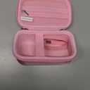 Canboc Carrying Case for Sony ZV-1/ ZV-1F/ ZV-1 II Digital Camera for Content Creators, Sony ZV1 Vlogging Camera Bag, Zipper Mesh Pocket fits USB Cable, Batteries, Pink