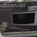 Farberware 1.1 Cu. Ft. Countertop Microwave Oven 1000 Watts Power, Auto Cook Settings, Defrost, Easy Clean and Child Safety Lock - White
