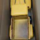 Vintage Farmhouse Yellow Truck Pickup Truck Rustic Metal Home Decor Collectible Vehicle Car Model Home Table Desktop Tabletop Gift Decoration