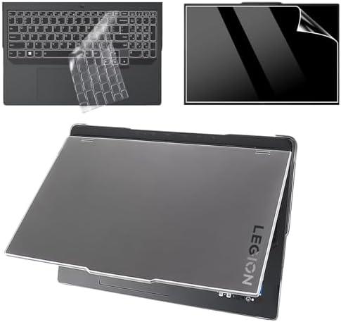 yiodelu 4-in-1 Protective Laptop Case for 2024 Legion Pro 5 16IRX9/16ARX8/16IRX8 Frosted Transparent Hard Shell+Screen Film+Keyboard Cover for Legion Pro 5i Gen 9