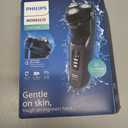 Philips Norelco Shaver 3000 Series, Wet and Dry Electric Shaver, P-Cap, Travel Pouch, Ash Gold, Model S3242/90
