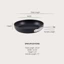 All-Clad HA1 Expert Hard Anodized Nonstick Fraying Pan 10" Skillet, Dishwasher-Safe, Oven-Safe Up to 500F Compatible with All Stovetops (Gas, Electric & Induction) - Black