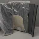 Large Stone Dish Drying Mat for Kitchen Counter, Eco-friendly, Instant Drying Pad,Diatomaceous Earth Water Absorbing Mat, Foldable and Super Absorbent Dish Drying Stone Mat, 24"16", Dark Gray (23.2" x 15.4")