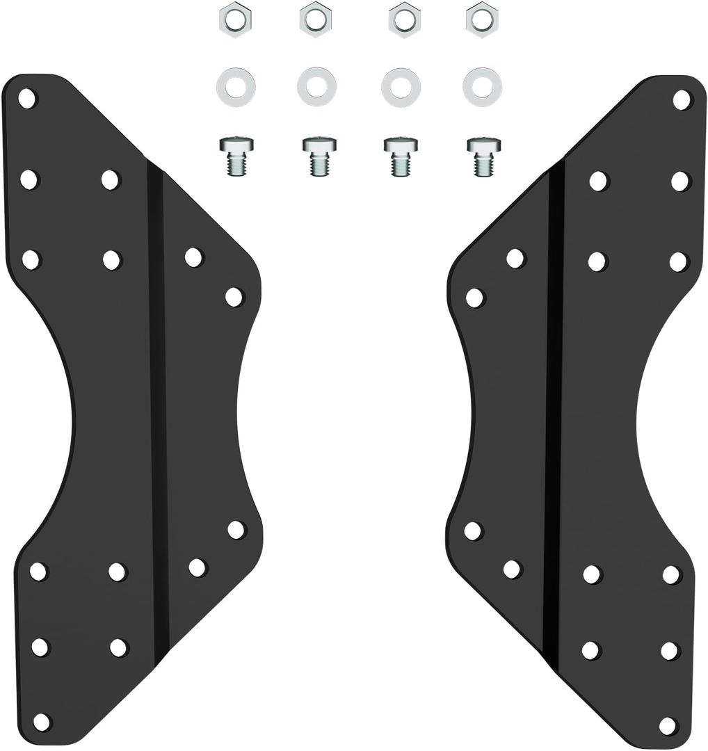 Pholiten VESA Conversion Plate VESA Adjustable Adapter for Monitor Arm TV Wall Mount VESA Extension Panel Convertible Dimensions 100x150/150x100/100x200/200x100/150x150/150x200/200x150/200x150/200x200 (BLACK)