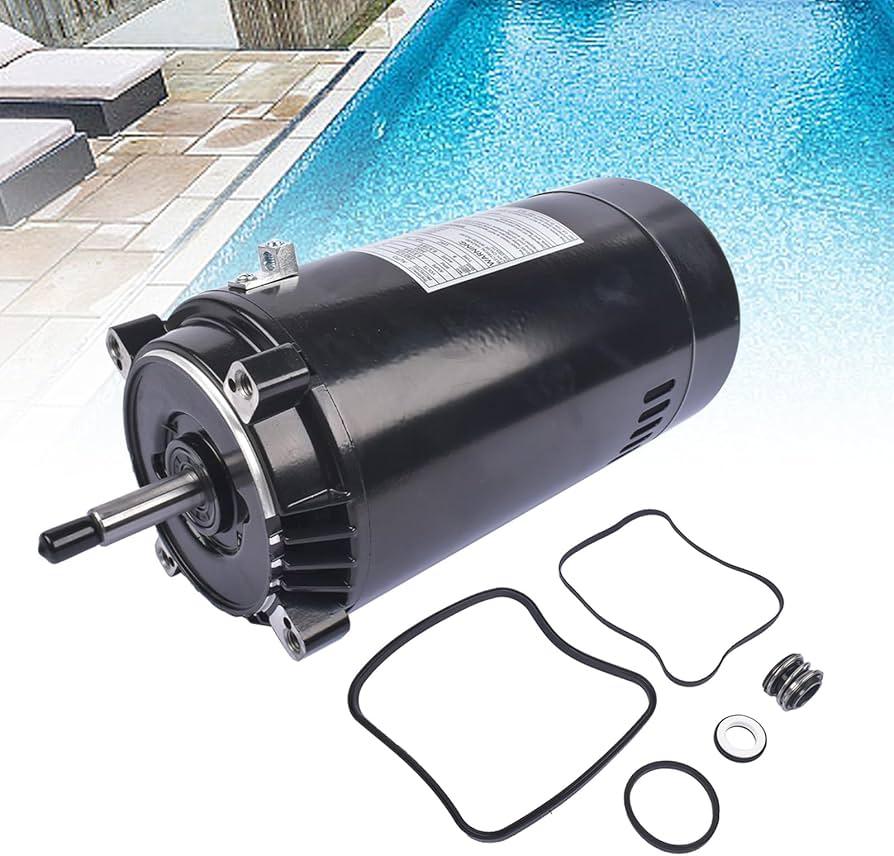 GELUOXI UST1152 Swimming Pool Pump Motor 1.5 Horsepower Up-Rated Pool Pump for Century Motor Replacement for Hayward/Super Pump/Super II and Jacuzzi 