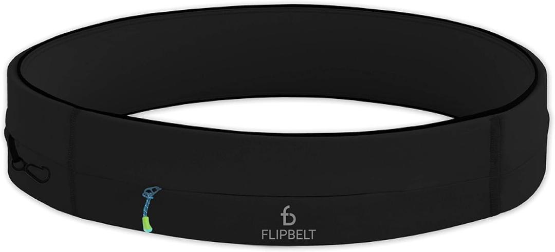 FlipBelt Zipper Running Belt, Waist Pack for Fitness and Running, US Company (X-Small, Acrylic Summer)