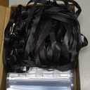 Patelai 50 Pack 4 x 6 Inch Extra Large Badge Credential Holders with 20 Inch Black Lanyard Vertical Name ID Badge PVC Card Holder ID Protector Sleeve Lanyard Pouch for Office Passport Tickets Event