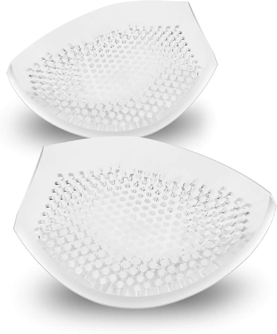 Yofidra Silicone Bra Inserts and Breast Enhancers, Add 2 Cups, Breathable, Reusable,1 Pair