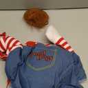 T2Y Dog Halloween Costume Pet Deadly Doll Chucky Dogs Costume with Knife & Wig, Dog Costumes for Small Dogs Funny Party Cosplay Halloween for Yorkie, Chihuahua, Cat Small