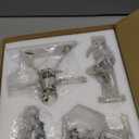 Yoga Pose Skeletons Ivory Tone 6 inch Resin Figurines Set of 4