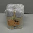 Prestee Hard Disposable Cups - Heavy Duty Fancy Plastic Cups - Plastic Cocktail Drinkware - Disposable Drinking Cup 9 oz - Bulk Drinking Glasses for Wedding - 200ct Gold Tumblers (200 Count (Pack of 1))