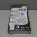 Vacuum Bags for Travel with Portable Electric Pump, 8 Pack Vacuum Seal Bags for Luggage and Suitcase Compression, Space Saver Vacuum Storage Bags for Clothes and Clothing Travel