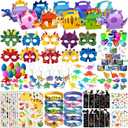Dinosaur Party Favors, Dinosaur Birthday Party Supplies, Dinosaur Goodie Bags for Kids Birthday, Dino Gifts Bags Fillers Stuffers, Dinosaur Themed Party Toys