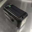 12000mAh Emergency Radio Portable Solar Crank Radio with AM FM WB SOS Flashlight Power Bank for Outdoor Camping Survival Kit