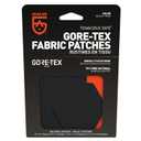 GEAR AID Tenacious Tape Gore-TEX Fabric Patches for Waterproof Jacket & Rain Gear Repair, Black, 2.5 x 2.8 Hex & 2.5 x 4 Rectangle, 4 Patches