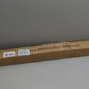 Heavy Duty Non- Adjustable 48 In/4Ft Curtain Rods for Windows, Brushed Gold