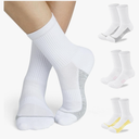 Crew Socks Women Athletic Hiking Running Cushioned Compression Socks 3-5 Pairs, Size 5-8