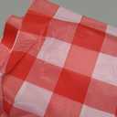misaya 3 Packs Buffalo Disposable Table Cloth, 54 x 108 Inch Waterproof Plastic Tablecloth, Rectangle Red and White Checkered Table Covers for Picnic, Birthday, Party, Easter