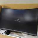 SAMSUNG 32" Odyssey G55C Series QHD 1000R Curved Gaming Monitor, 1ms(MPRT), HDR10, 165Hz, AMD Radeon FreeSync, Eye Care, Glare Free, Sharp Resolution LS32CG550ENXZA