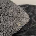 Berkshire Blanket Classic Extra-Fluffy Plush Throw Blanket, Soft Fuzzy Fluffy Long Hair Throw Blanket for Couch Sofa Bed, Shadow Grey, 50x60 Inches