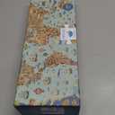 MOMIBOOK Puzzles for Adults 1000 Pieces Jigsaw Puzzles of Journey Through The World, Painting Image World Map Difficult Challenging Impossible Puzzle Unique Funny Party Christmas Birthday Gifts