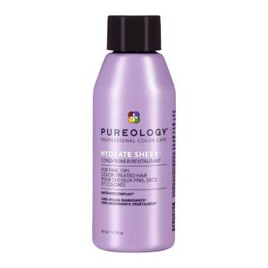 Pureology Hydrate Sheer Conditioner - Lightweight Hydrating Conditioner For Fine or Dry Color-Treated Hair, Silicone-Free & Vegan (1.7 Fl Oz (Pack of 1))