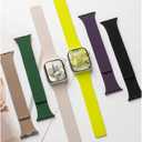 Magnetic Band Compatible with Apple Watch 49mm 46mm 45mm 44mm 42mm 41mm 40mm 38mm Women Men Lychee Silicone Magnetic Strap for iWatch Ultra SE Series 11 10 9 8 7 6 5 4 3 2 1