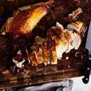 2 x Carving Knife and Fork Set, Carving Set for Chicken Meat Turkey Carving Knife and Fork Set, BBQ Knife Set