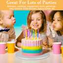 12 PCS Cake Drums 12 Inch, 12inch Drum, Cake Boards 12 Inch Round, 1/2" Thick Cardboard, Sturdy Circle, Base para Pastel Cardboard Base White Cake Boards for Wedding