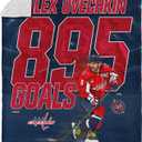 Northwest NHL Washington Capitals Alex Ovechkin 50"x60" Silk Touch Sherpa Throw Blanket