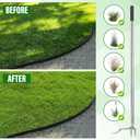 BARAYSTUS Weed Puller Tool, Stand Up Heavy Duty Weed Remover with 3-Claw Steel Head, 45.6" Long Handle, Root Removal Weeding Tool for Garden Lawn Yard, No Bending or Kneeling
