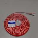 19.6' Flexible Quarter Round Molding, Peel and Stick Shoe Molding Baseboard,Selfadhesive Corner Trim for Wall Floor Edge, Bendable Rubber Trim for Stair,Countertop,Backsplash, Bathroom Bathtub (White)