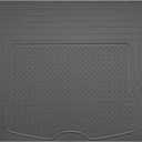 PIC AUTO Heavy Duty Cargo Liner, Trimmable All-Weather Rubber Trunk Mat for Cars, SUVs, Vans & Trucks, Anti-Slip Backing, Durable Protection, Large, Gray