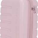 SwissGear 7366 Signature Hardside Expandable Luggage with Spinner Wheels, TSA Lock, Cup-Holder, Pink, Carry-On 19-Inch