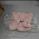 Tadpoles Super Soft Plush Sherpa Hat & Mittens Set, Blush