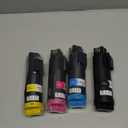 H625 H825 S2825 Toner Cartridge Black Cyan Magenta Yellow Replacement for DELL 593-BBOW 593-BBOX 593-BBOY 593-BBOZ H625cdw H825cdw Printer Ink, 4 Pack (1BK/1C/1Y/1M)