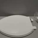 KOHLER 4636-RL-0 Cachet ReadyLatch Elongated Slow Close Toilet Seat, Soft Close Toilet Seat Quiet Lid, Contoured Grip-Tight Bumpers Installation Hardware, Apartment Essentials, White