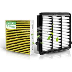 Engine + Cabin Air Filter Set, Replacement for Honda Civic 2022-2026, Accord 2023-2025, CR-V 2023-2026 (All Only Fit 1.5L, Not Hybrid 2.0L), Car Accessories Replace #CF11182 17220-64A-A00
