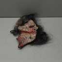 Scary Zombie Mask Realistic Old Man Mask with Hair Halloween Creepy Full Head Devil Cosplay Party Props