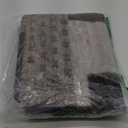 Modern Geometric Patchwork Indoor Area Rug for Living Room, Chocolate 4'x 6' Large Rug Rockwood Collection Hardwood Floors Decor for Bedroom, Brown Throw Carpet for Office Entryway Dining Room