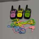 Wishouse Walkie Talkies for Kids 4 Pack,Family Walky Talky Adults Children Radio Long Range,Outdoor Camping Fun Toys Birthday Present Xmas Gifts for 4 5 6 7 8 Year Old Girls Boys No Battery No Charger (Pink Blue Green Yellow)