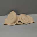 Plusexy Women's Push Up Strapless Bra Thick Padded Underwire Convertible Multiway Bras (Beige), 42B