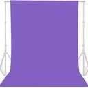 GFCC Purple Backdrop - 8FTX10FT Purple Photo Backdrop for Photoshoot Background for Photography Screen Video Recording Picture Background