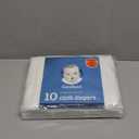 Gerber Unisex Baby Boys Girls Birdseye Prefold Cloth Diapers Multipack White 3-Ply 10 Pack