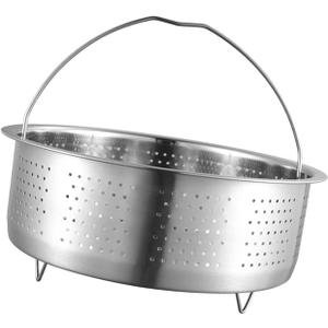 Vegetable Steamer Basket, Veggie Steaming Basket for Cooking, Stainless Steel Steamer Insert for Pot, 7.9 inch