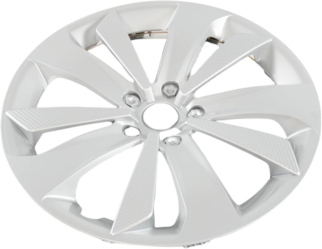 1 Pcs Hub Cap Wheel Cover Silver For 2017-2023 Subaru Impreza Hubcap Replacement OEM Genuine 28811FL010 28811FL02A